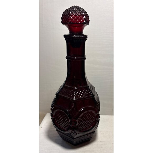 Avon Cape Cod Wine Decanter Bubble Bath Bottle With Box Empty - Picture 5 of 6